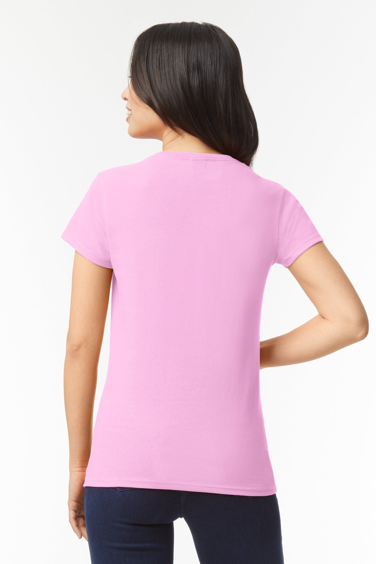 Maglietta T-shirt Donna Cotone Girocollo Manica Corta