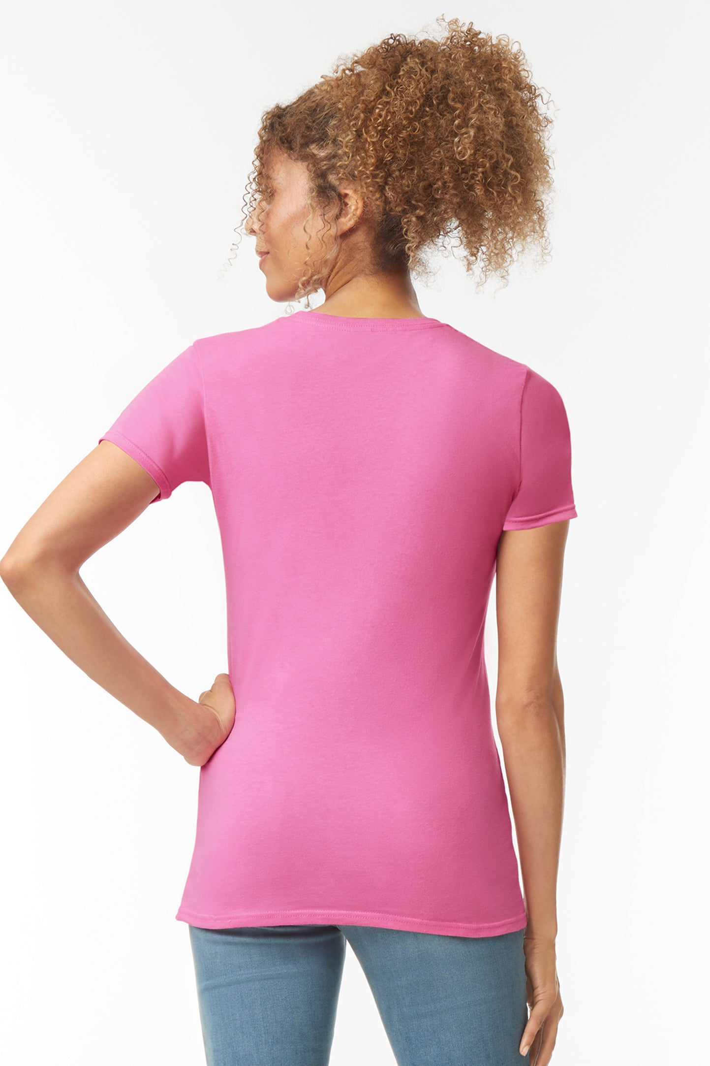 Maglietta T-shirt Donna Leggera Cotone Manica Corta