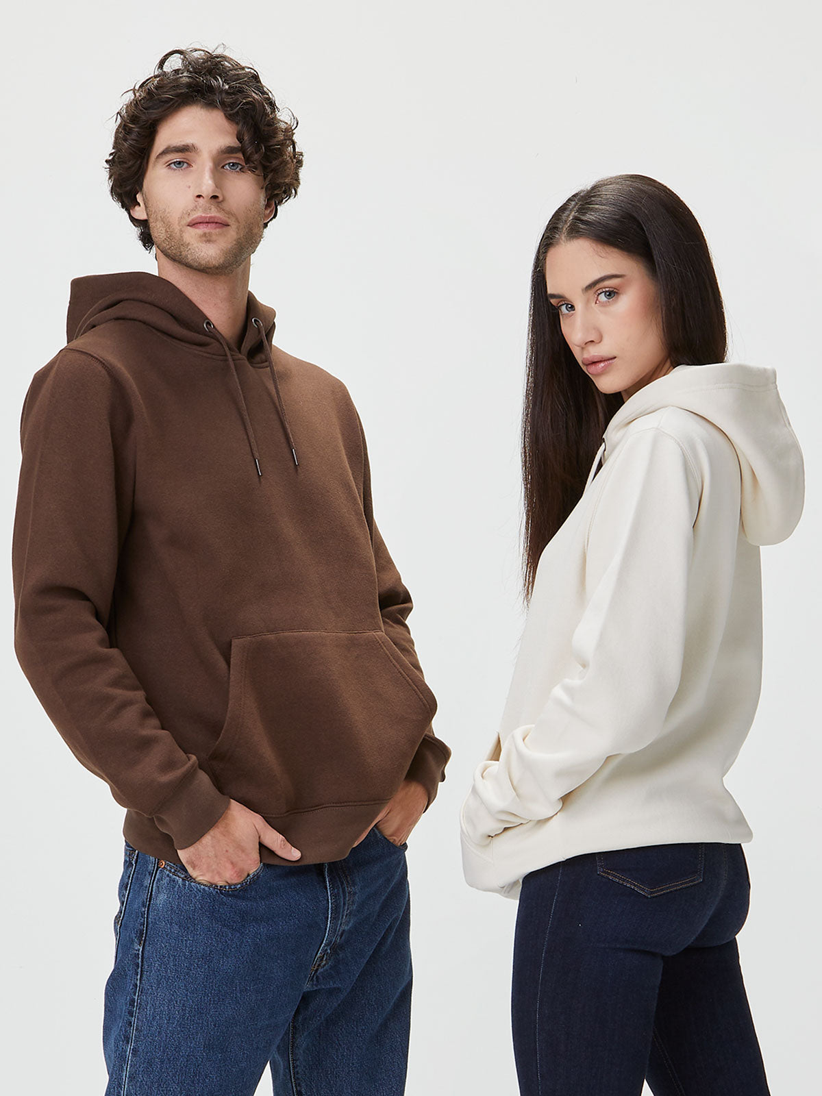 Felpa Cappuccio Uomo Cotone Poliestere da Lavoro Workwear