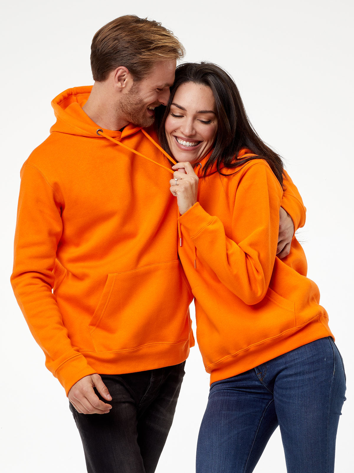 Felpa Cappuccio Uomo Cotone Poliestere da Lavoro Workwear