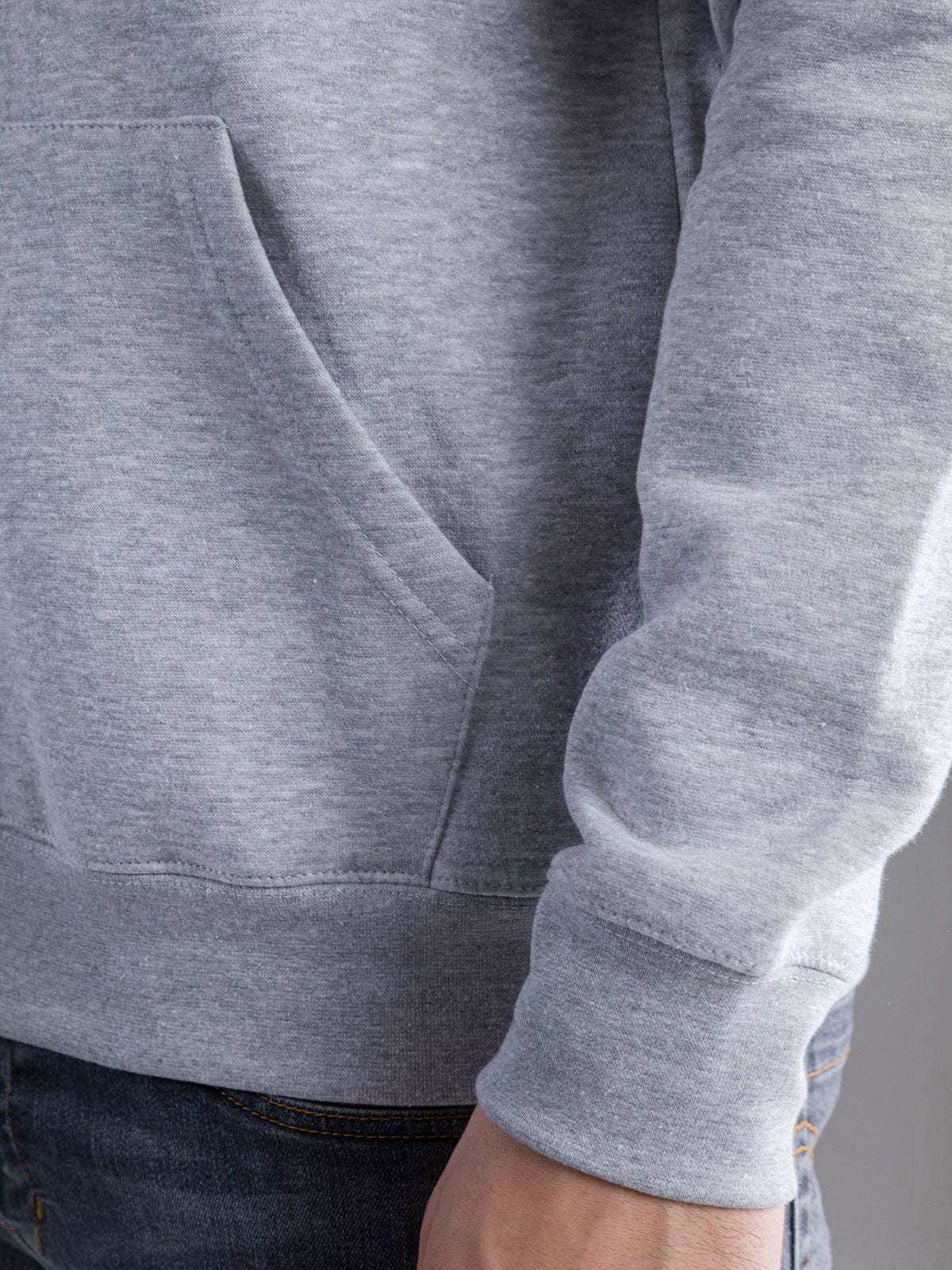 Felpa Cappuccio con Full-Zip Uomo Cotone Poliestere da Lavoro Workwear