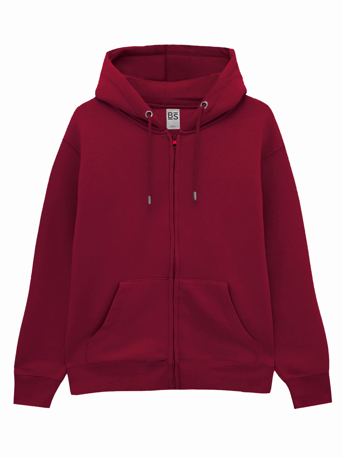 Felpa Cappuccio con Full-Zip Uomo Cotone Poliestere da Lavoro Workwear