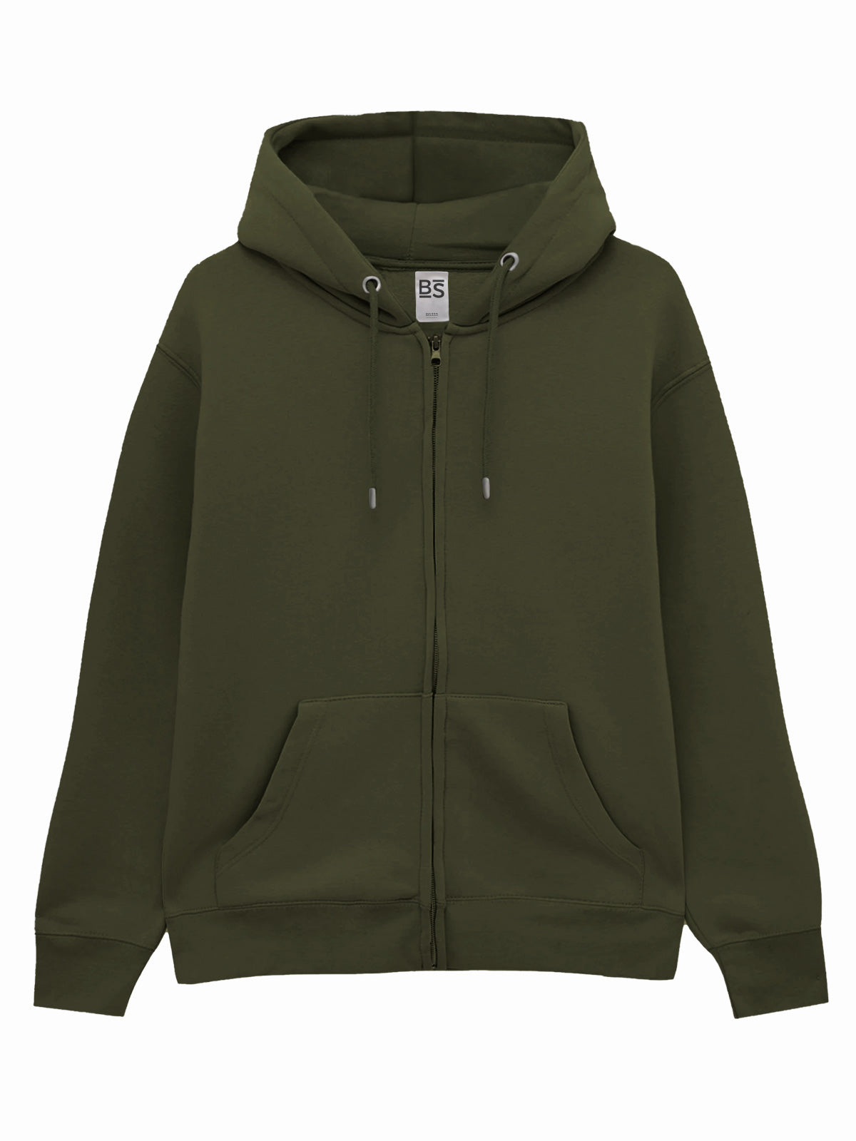 Felpa Cappuccio con Full-Zip Uomo Cotone Poliestere da Lavoro Workwear