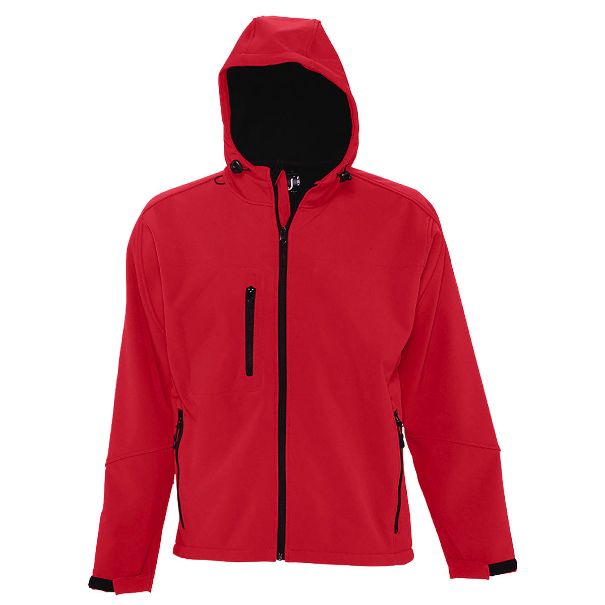 Giacca Uomo Softshell con Cappuccio in Poliestere Elasticizzato