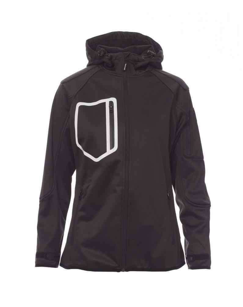 Giubbotto Ergonomico Donna Softshell Impermeabile in Poliestere