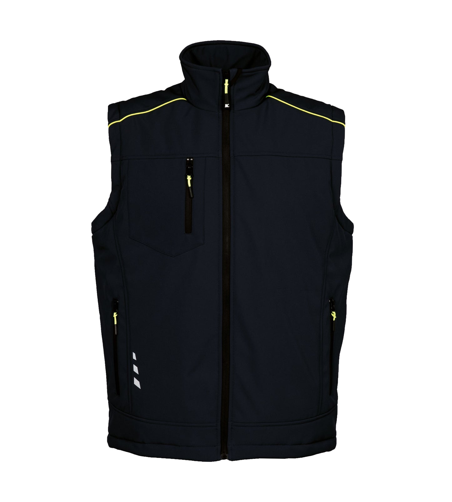 Gilet Imbottito Softshell da Lavoro in Poliestere Elasticizzato Workwear