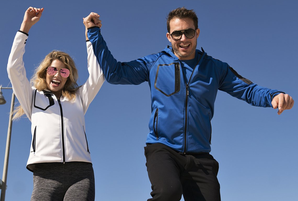 Giubbotto Uomo Ergonomico Softshell Impermeabile in Poliestere