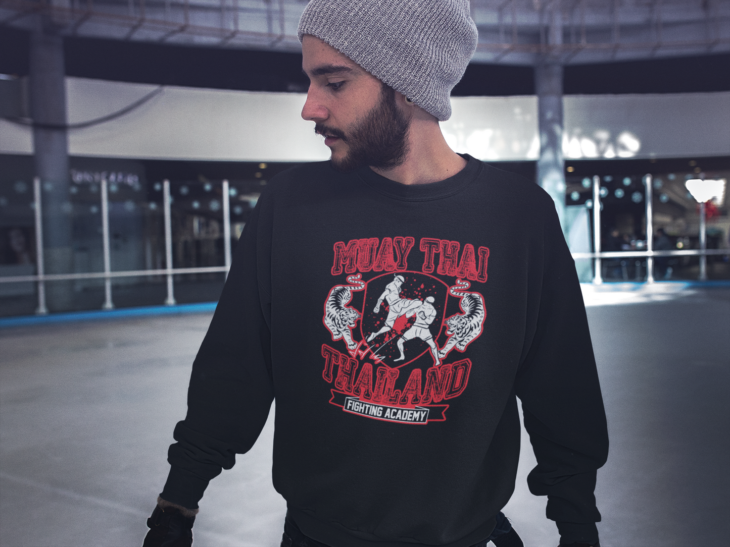 Felpa Girocollo Muay Thai Boxe Thailandese