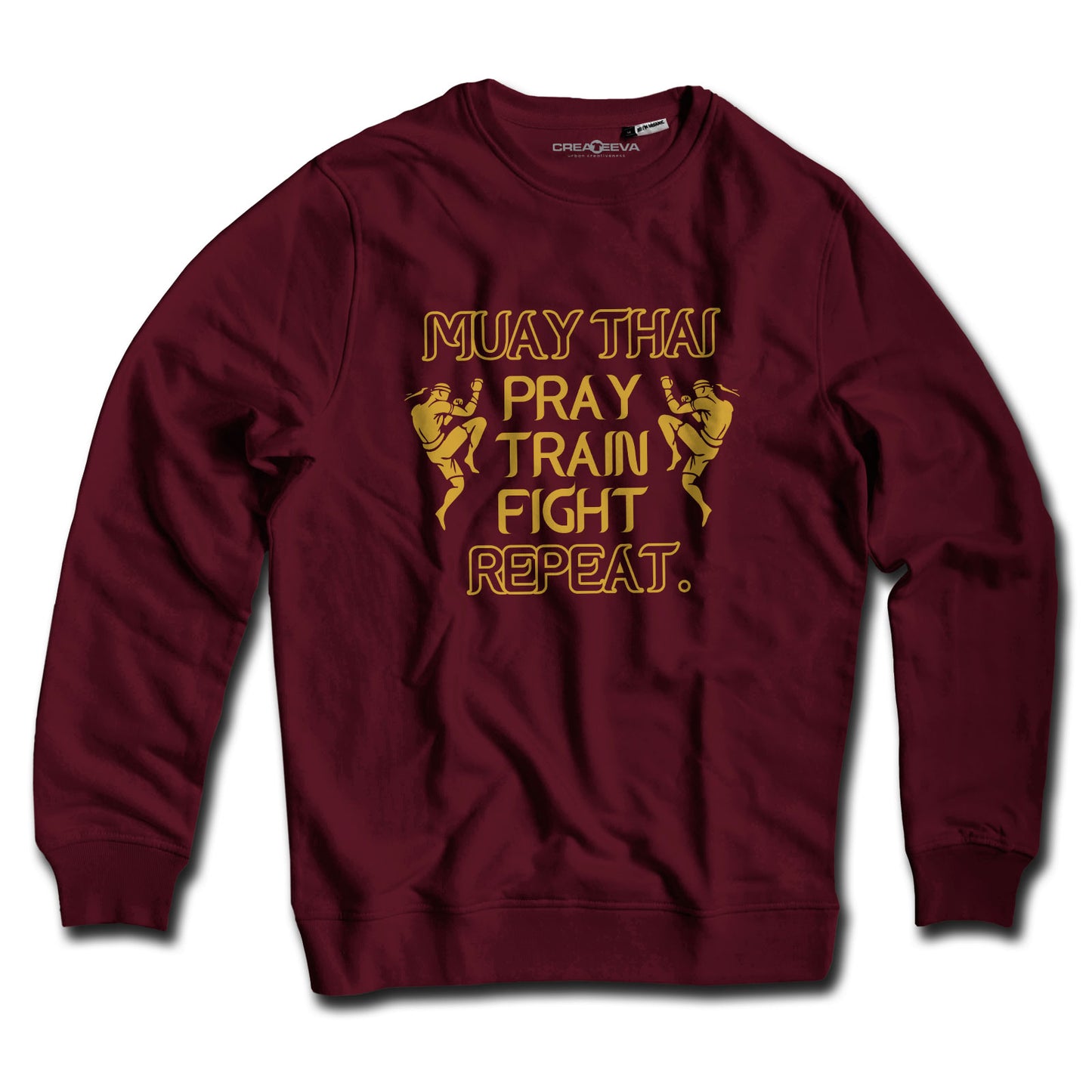 Felpa Girocollo Muay Thai Thailand Boxe
