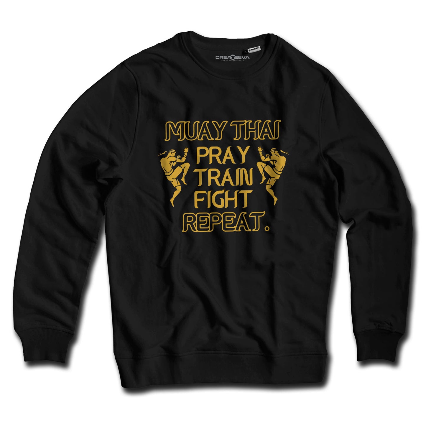 Felpa Girocollo Muay Thai Thailand Boxe