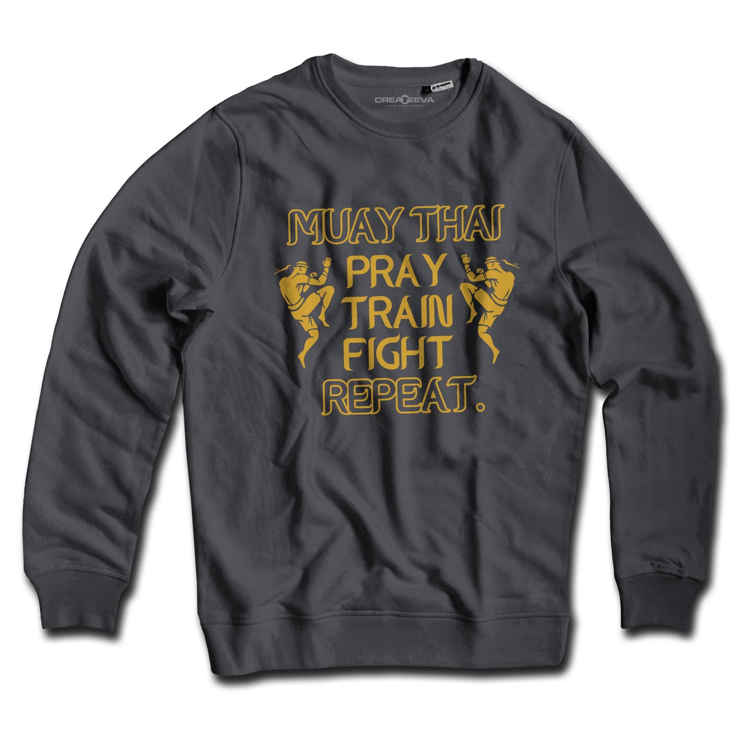 Felpa Girocollo Muay Thai Thailand Boxe