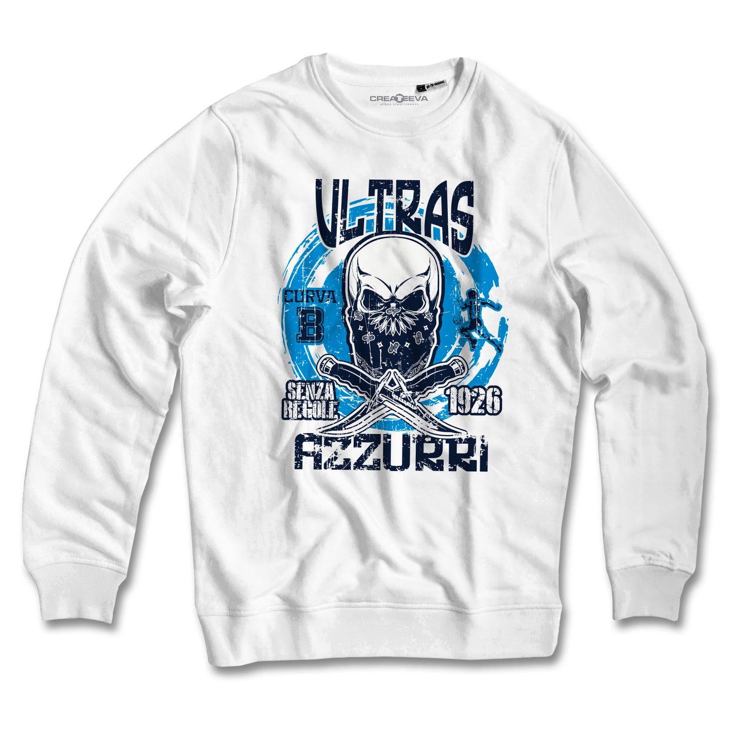 Felpa Girocollo Napoli Ultras Azzurri Partenopei