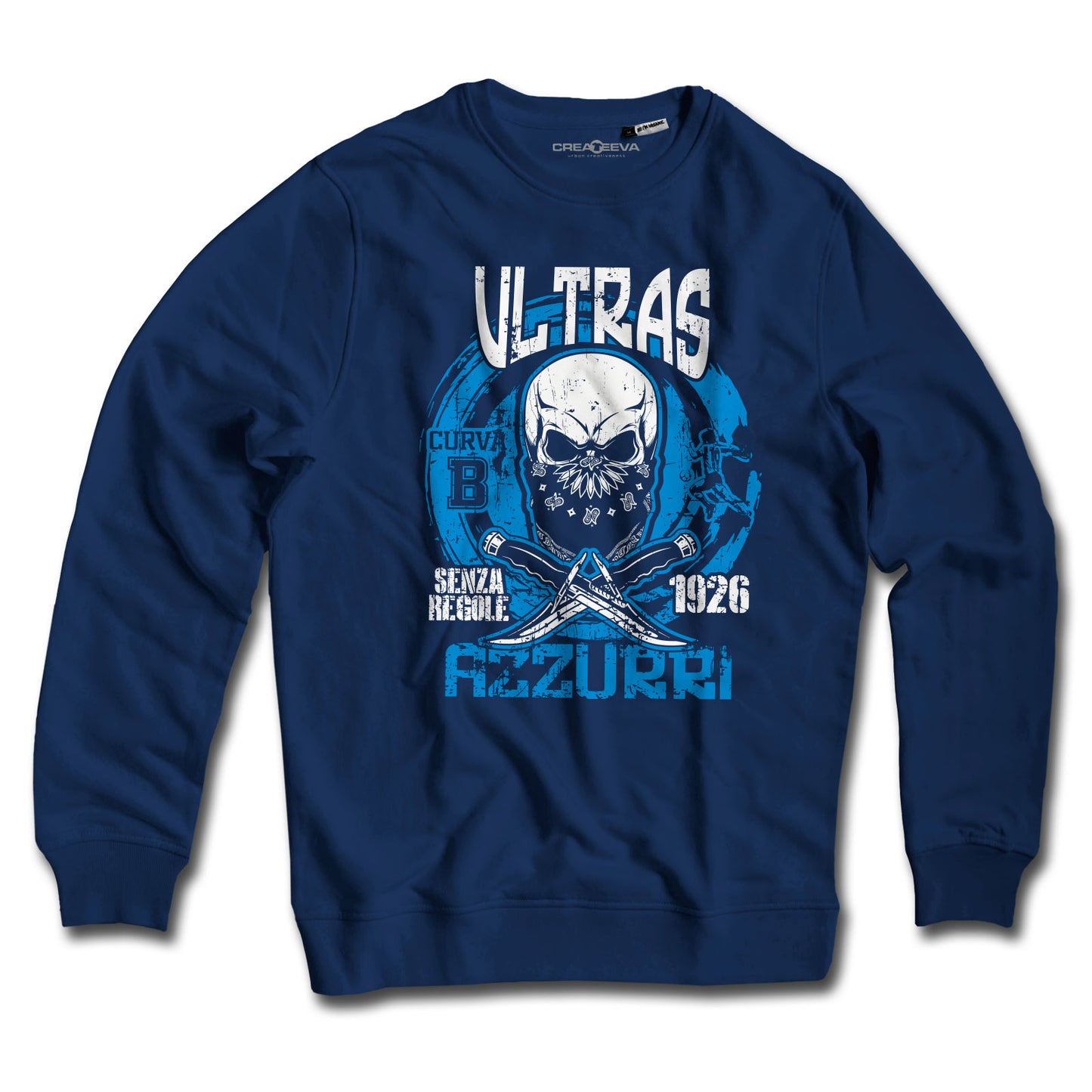 Felpa Girocollo Napoli Ultras Azzurri Partenopei
