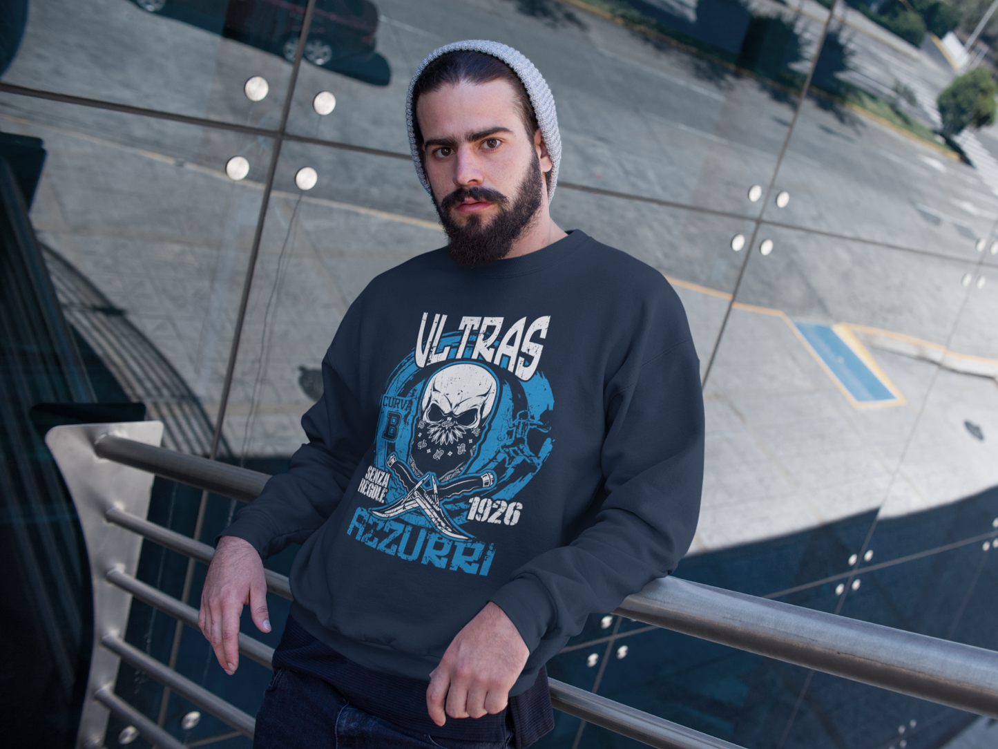 Felpa Girocollo Napoli Ultras Azzurri Partenopei