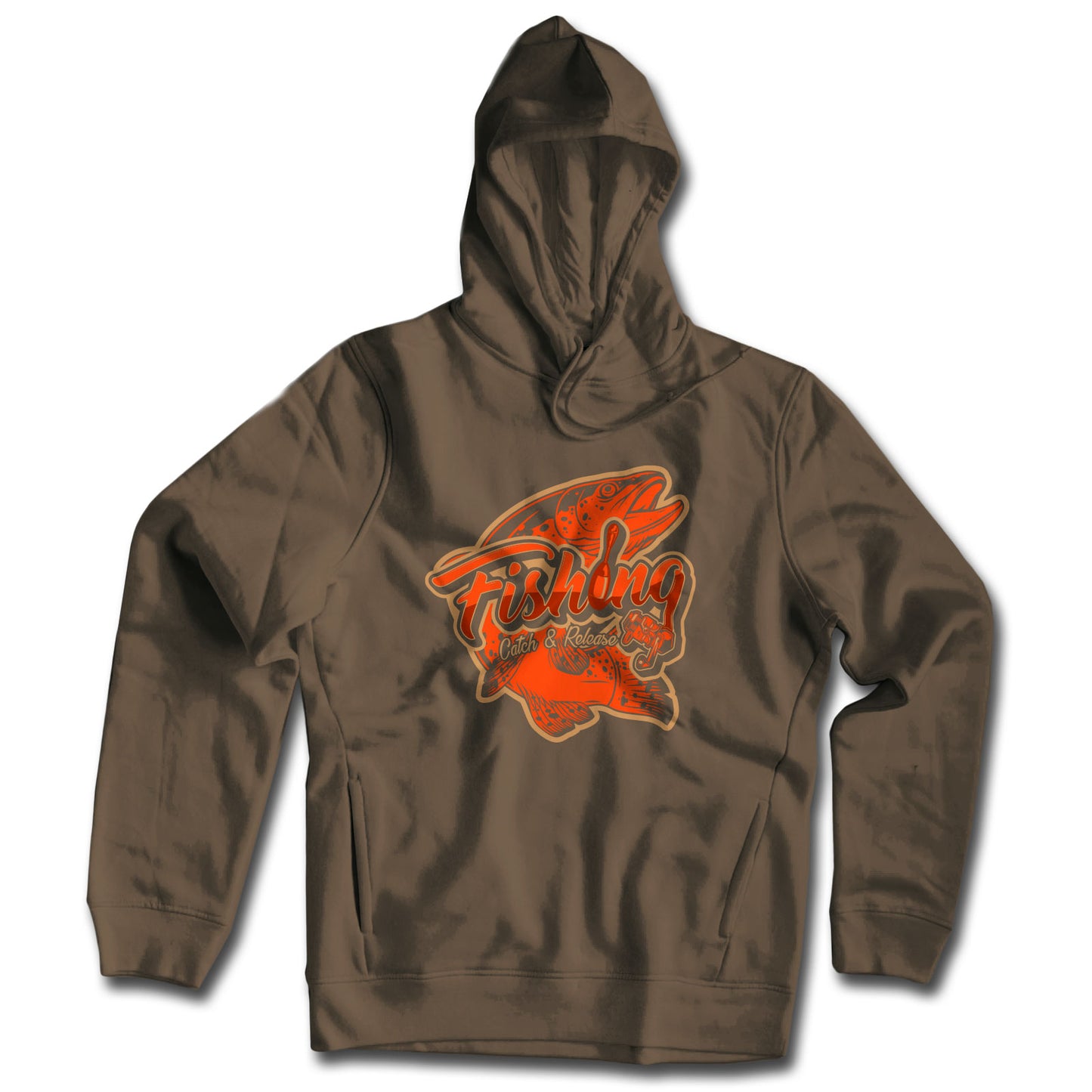 Felpa Cappuccio Pesca Catch & Release