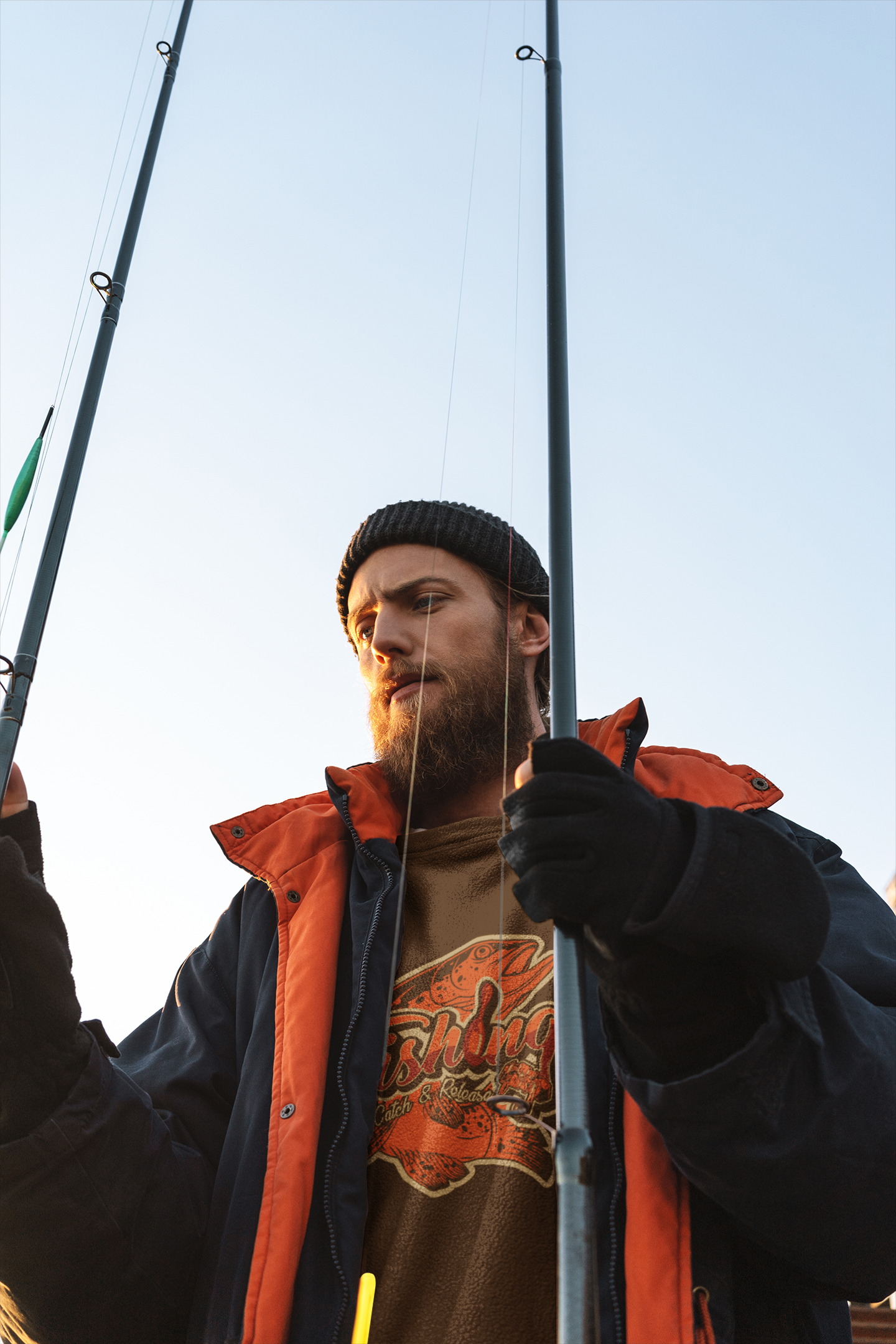 Felpa Girocollo Pesca Catch & Release