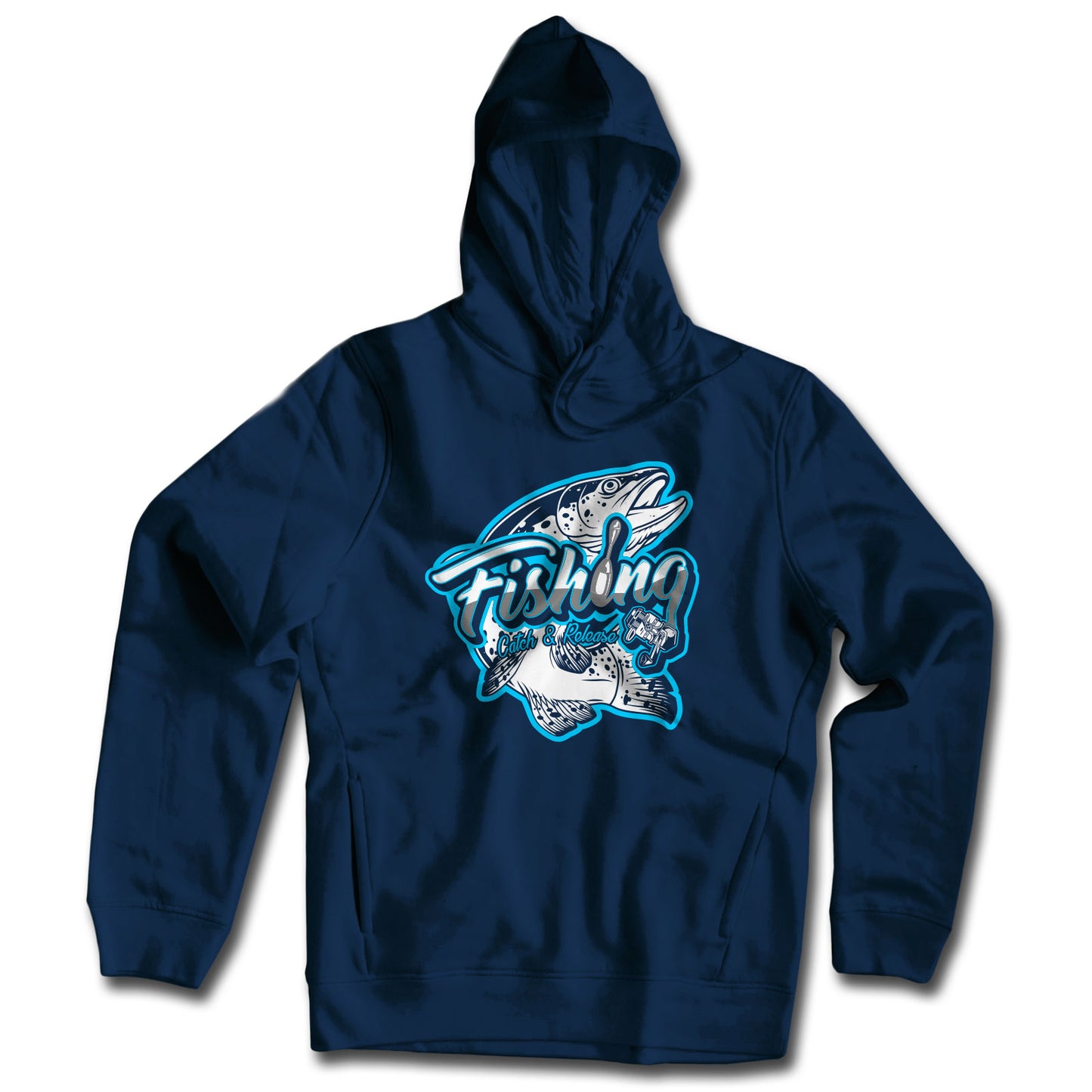 Felpa Cappuccio Pesca Catch & Release