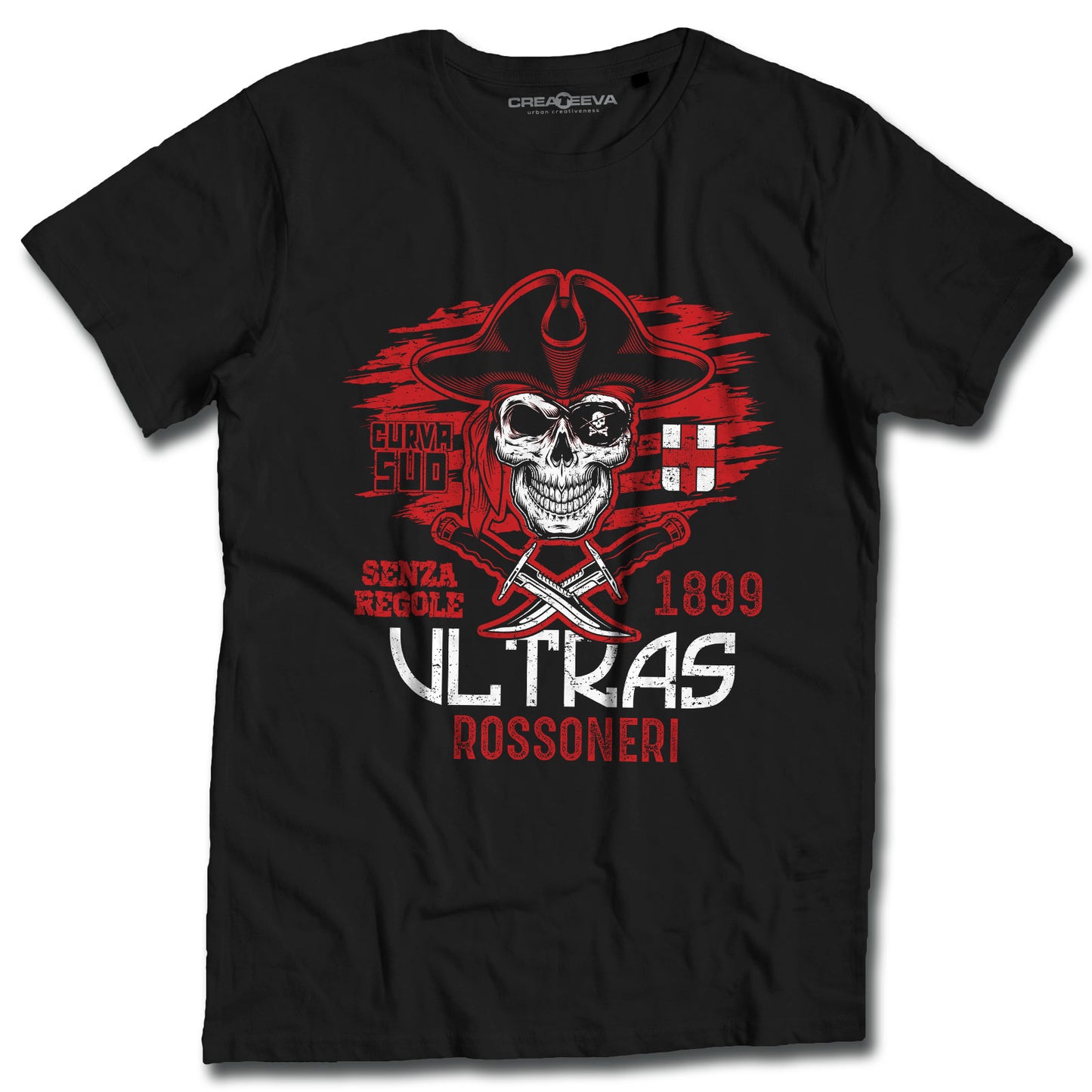 T-shirt Maglietta Milan Milano Ultras