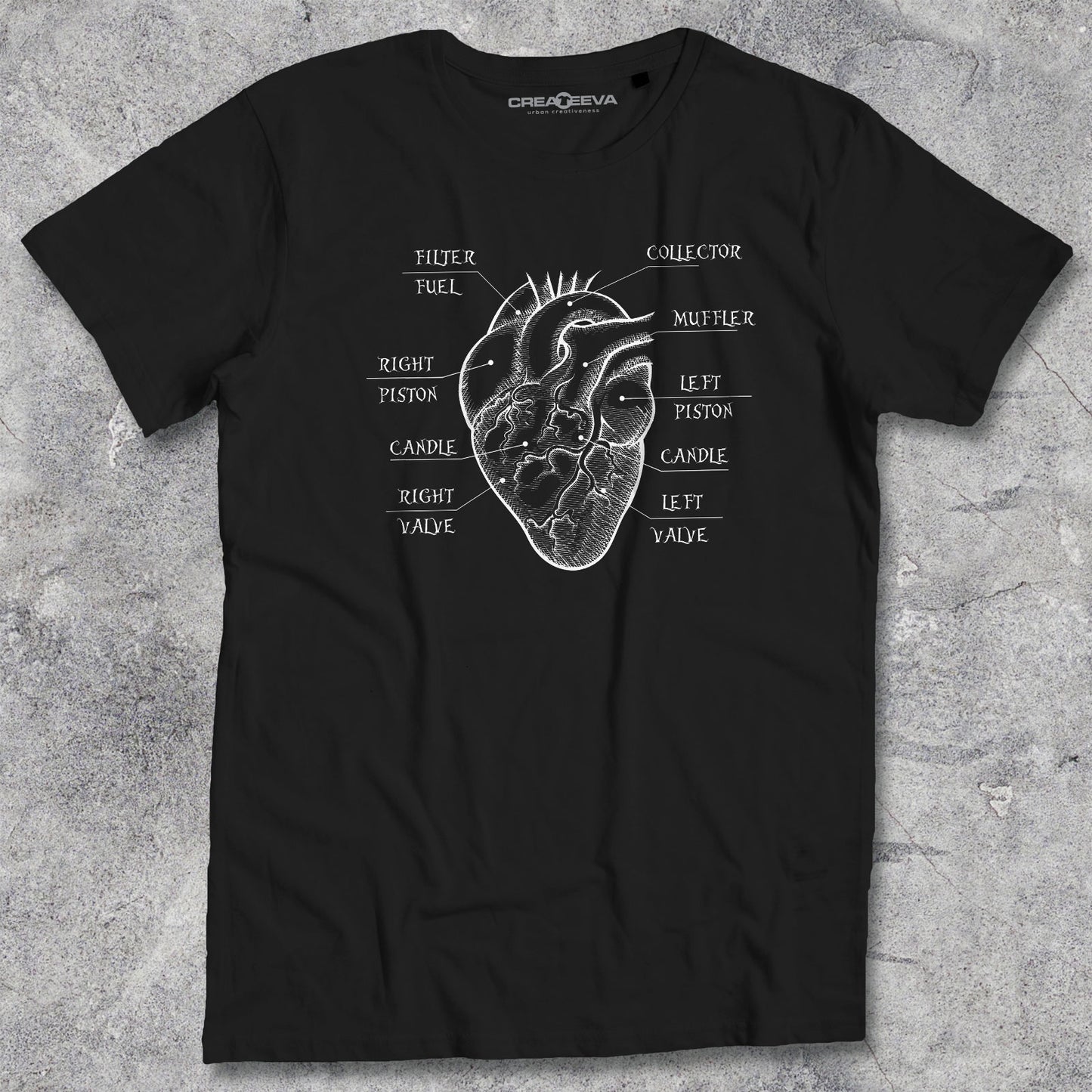 T-shirt Cuore di Moto Love Motors