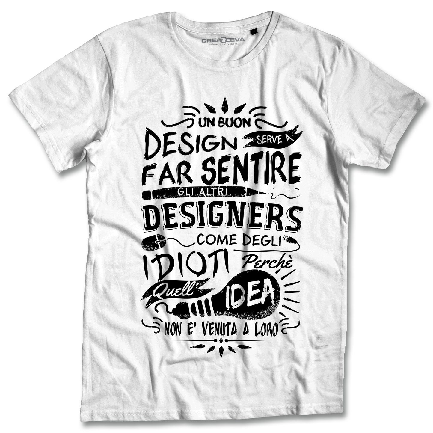 T-shirt grafico design Maglietta artista designer
