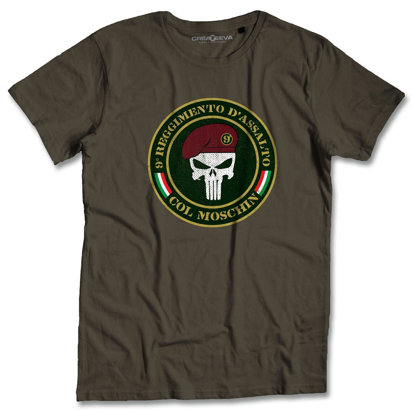 T-shirt Folgore Maglia IX Reggimento d'Assalto Col Moschin Maglietta Brigata Paracadutisti