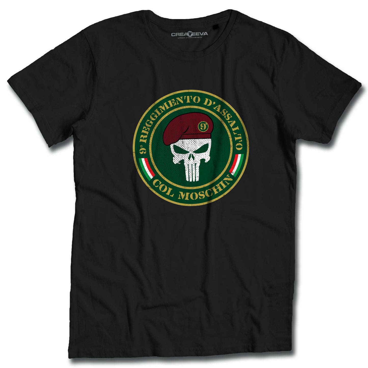 T-shirt Folgore Maglia IX Reggimento d'Assalto Col Moschin Maglietta Brigata Paracadutisti