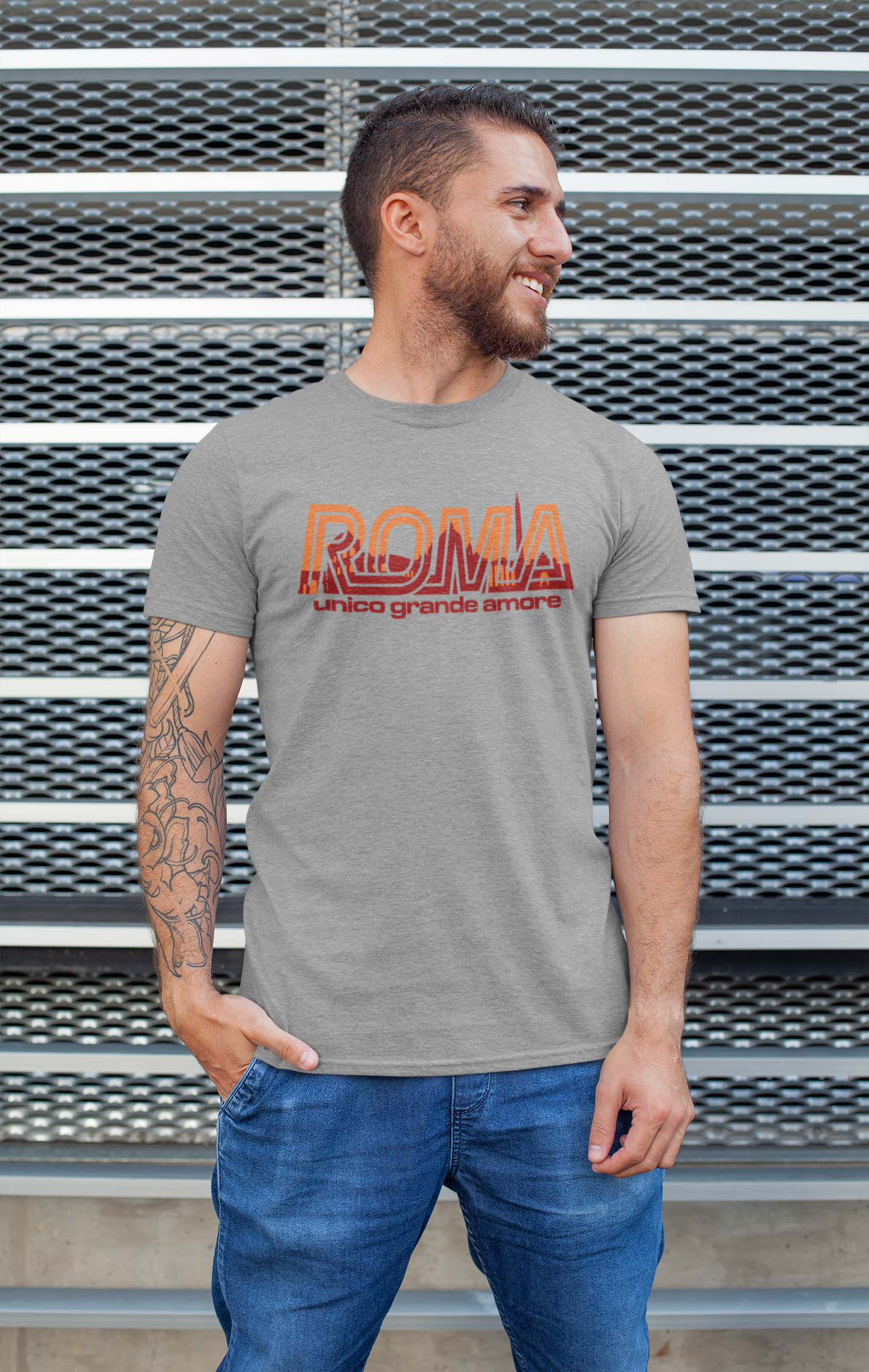 T-shirt Maglietta Roma unico grande amore