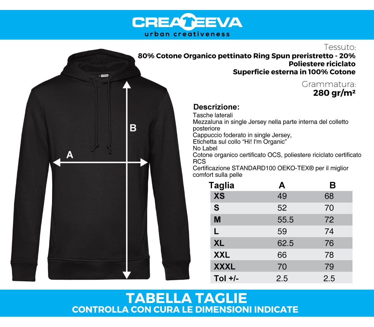 Felpa Cappuccio Napoli Ultras Azzurri Partenopei