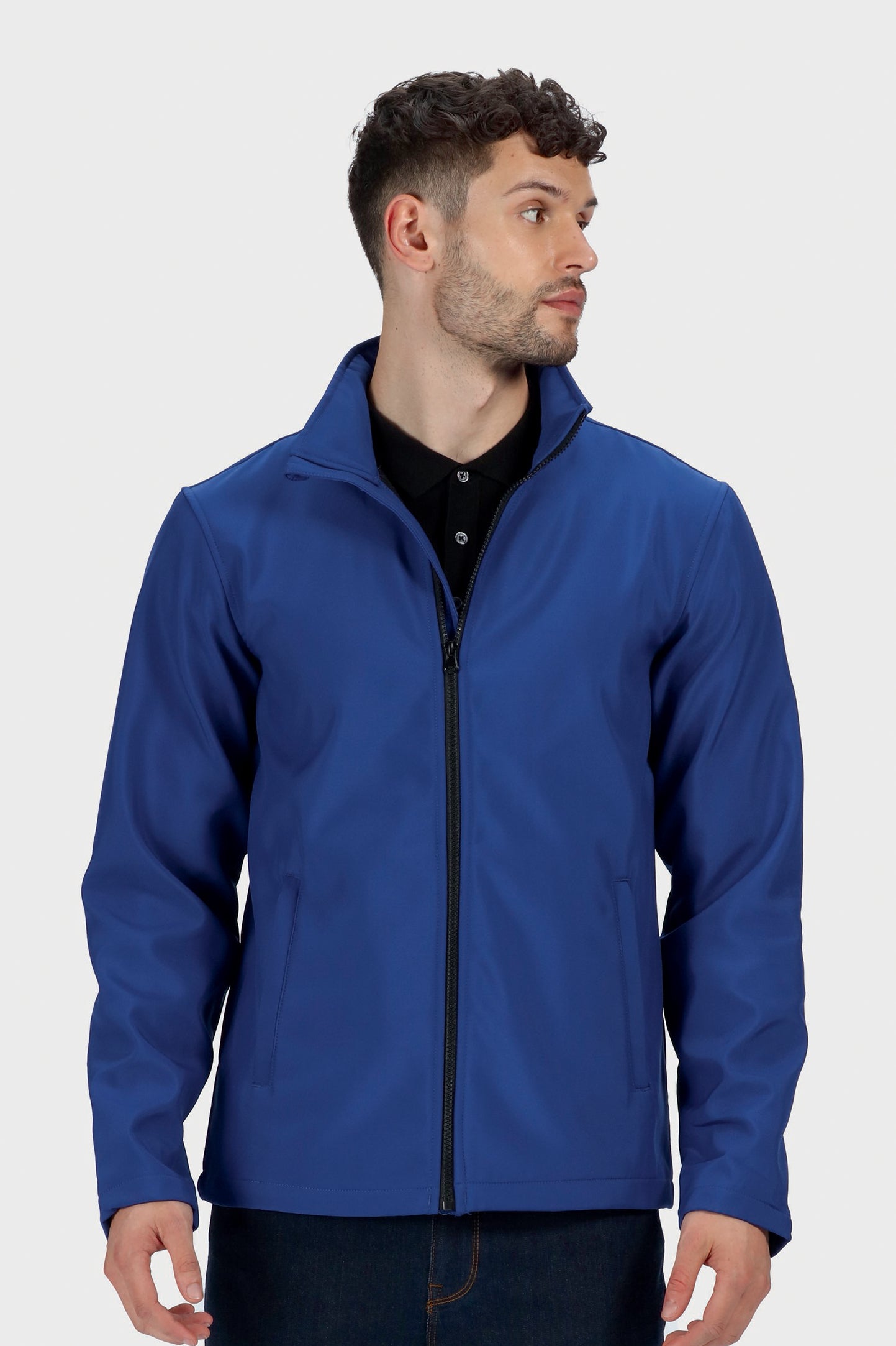 Giubbotto Uomo da Lavoro Softshell Idrorepellente in Poliestere Workwear