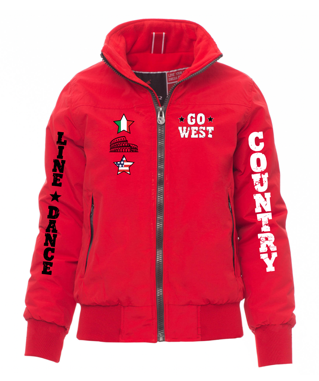 Bomber donna - Rosso