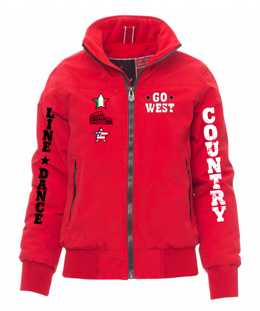 Bomber donna - Rosso