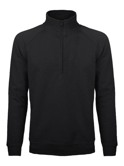 Felpa Mezza Zip Uomo Cotone Poliestere da Lavoro Workwear