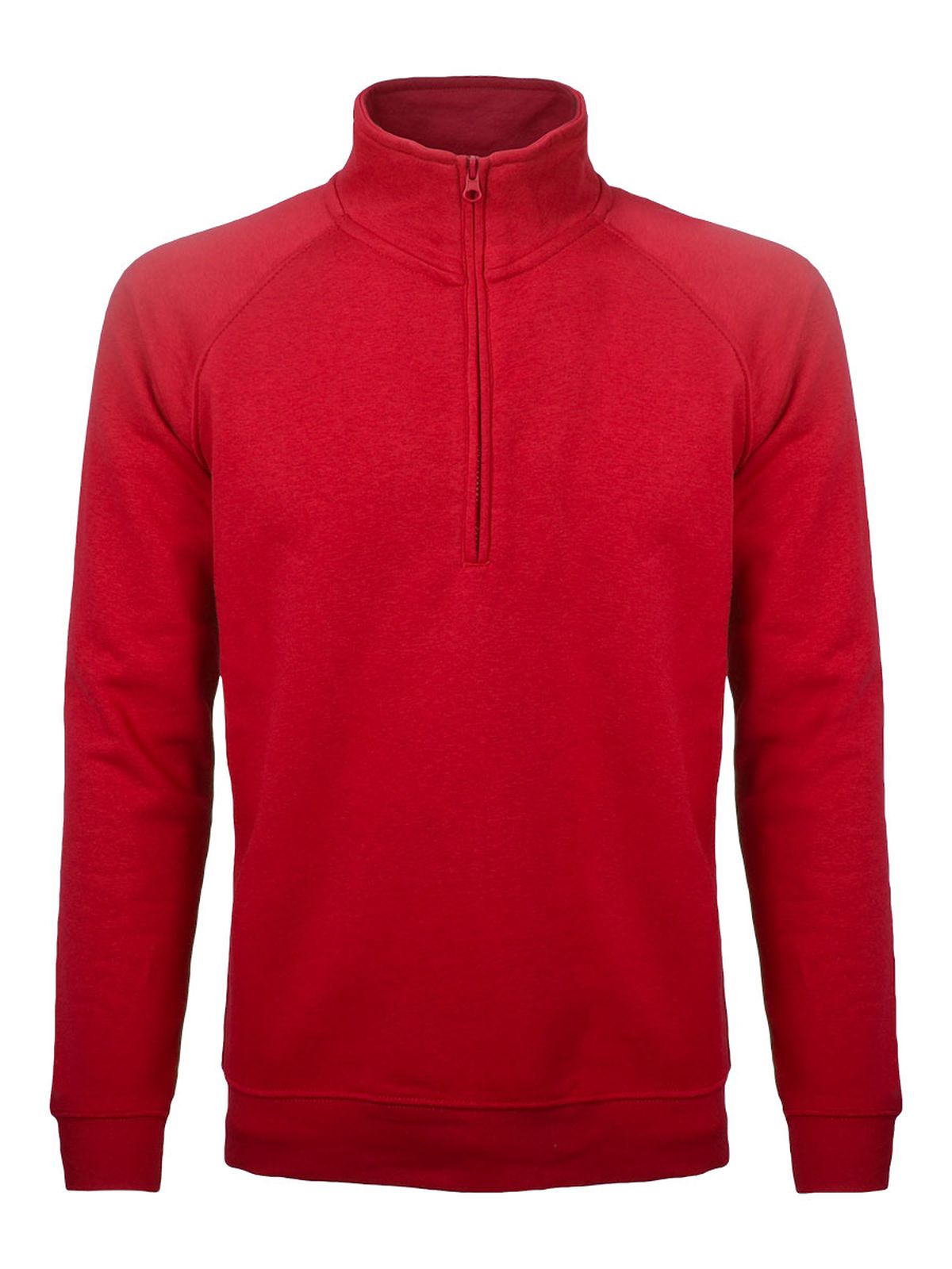 Felpa Mezza Zip Uomo Cotone Poliestere da Lavoro Workwear