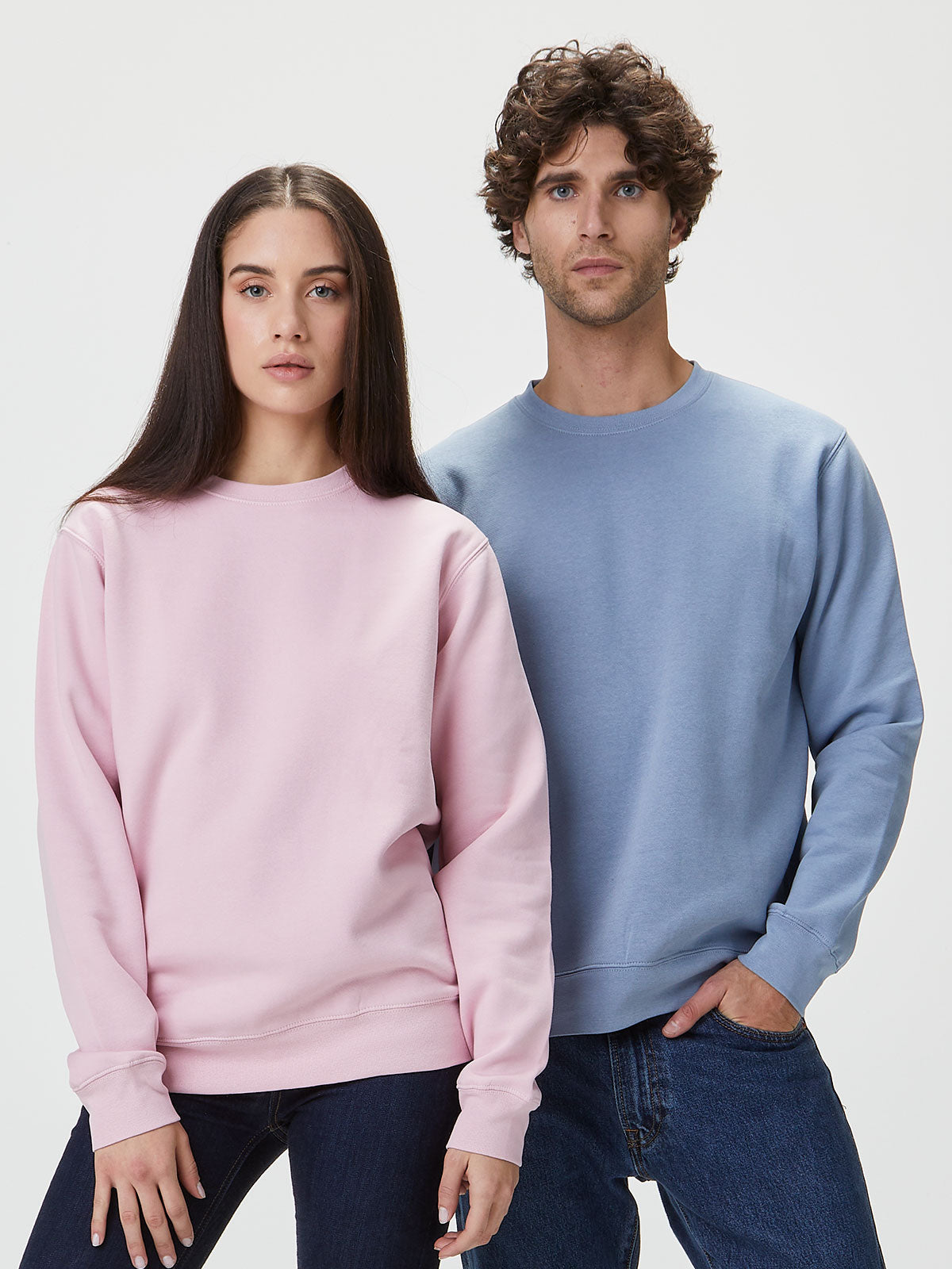 Felpa Girocollo Uomo Cotone Poliestere da Lavoro Workwear