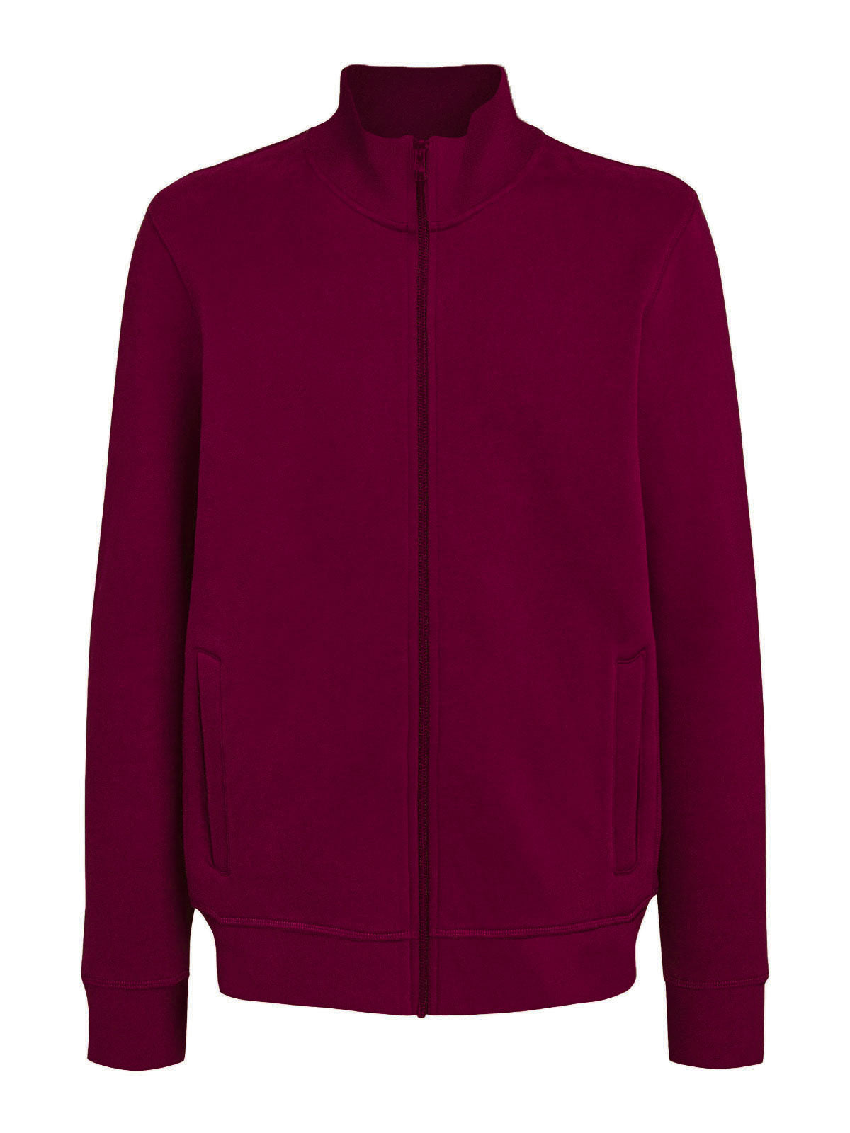Felpa Collo Alto con Zip Jacket Full-Zip Uomo Cotone Poliestere da Lavoro Workwear