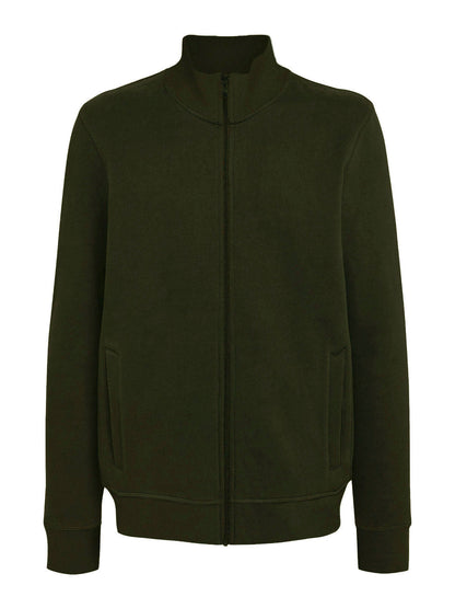 Felpa Collo Alto con Zip Jacket Full-Zip Uomo Cotone Poliestere da Lavoro Workwear