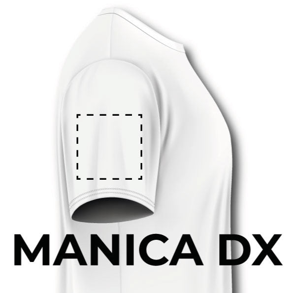 Posizione Ricamo Manica Dx