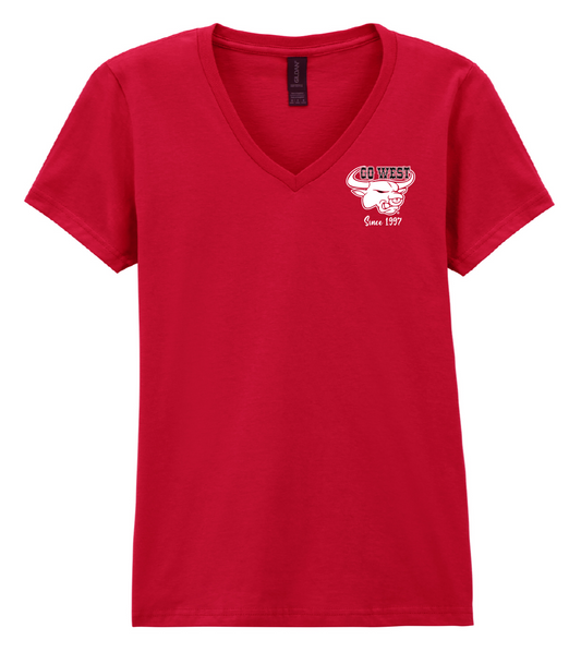 T-Shirt donna - Collo a V