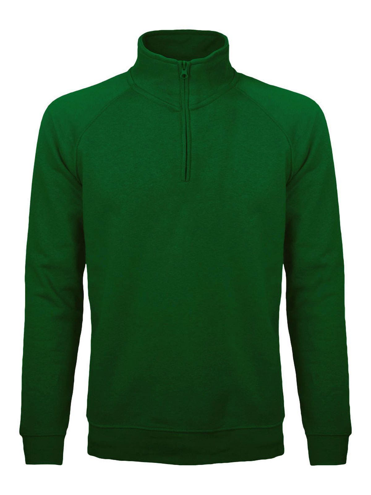 Felpa Mezza Zip Uomo Cotone Poliestere