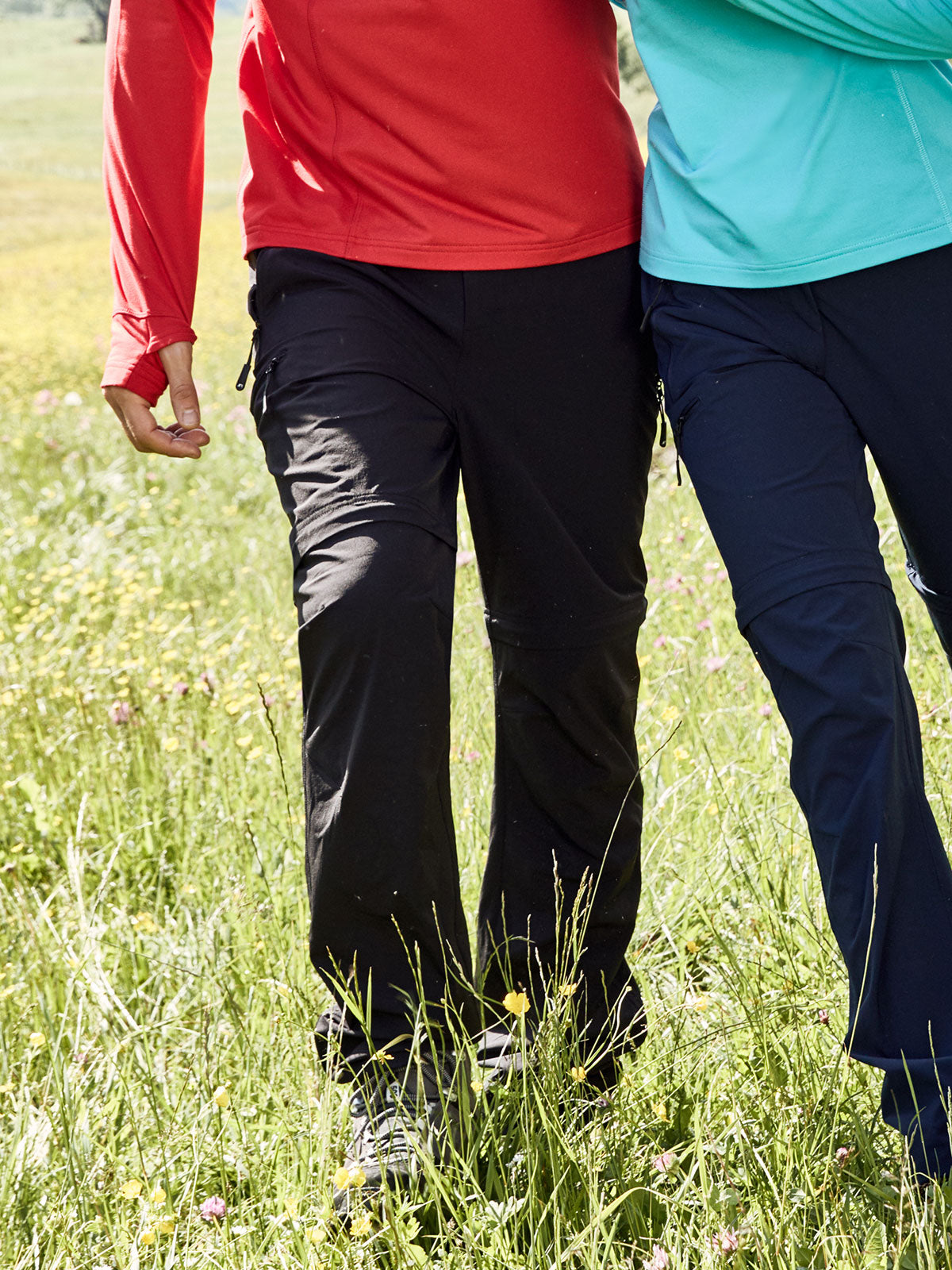 Pantalone Uomo Zip Off Idrorepellente e Antimacchia