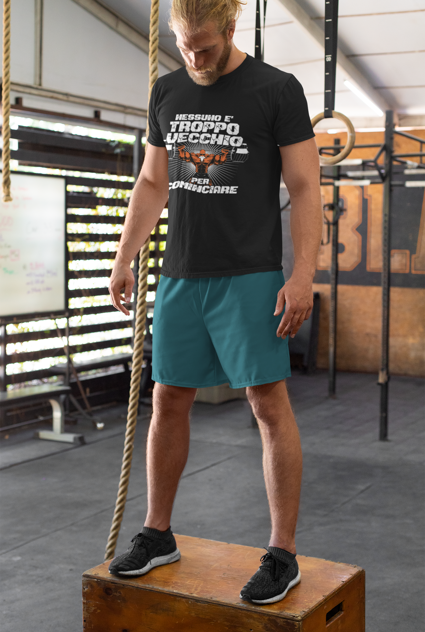 T-shirt Palestra Crossfitter Body Builder Maglietta Workout