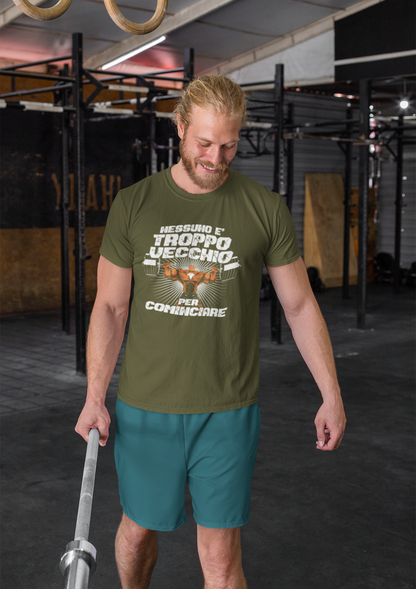 T-shirt Palestra Crossfitter Body Builder Maglietta Workout