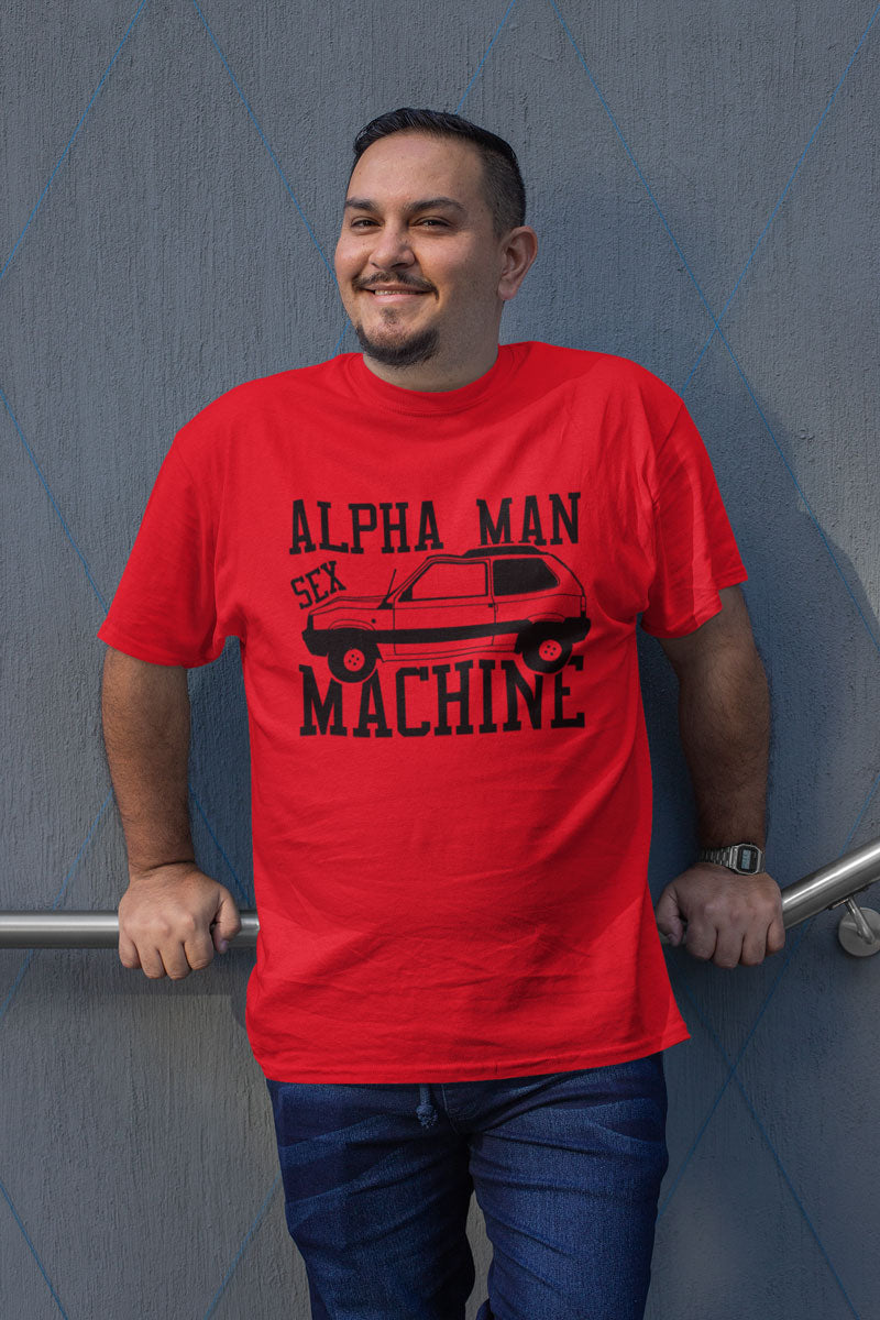 T-shirt Panda Maglietta Pandino Maglia Sexy Alpha Man - Sex Machine!