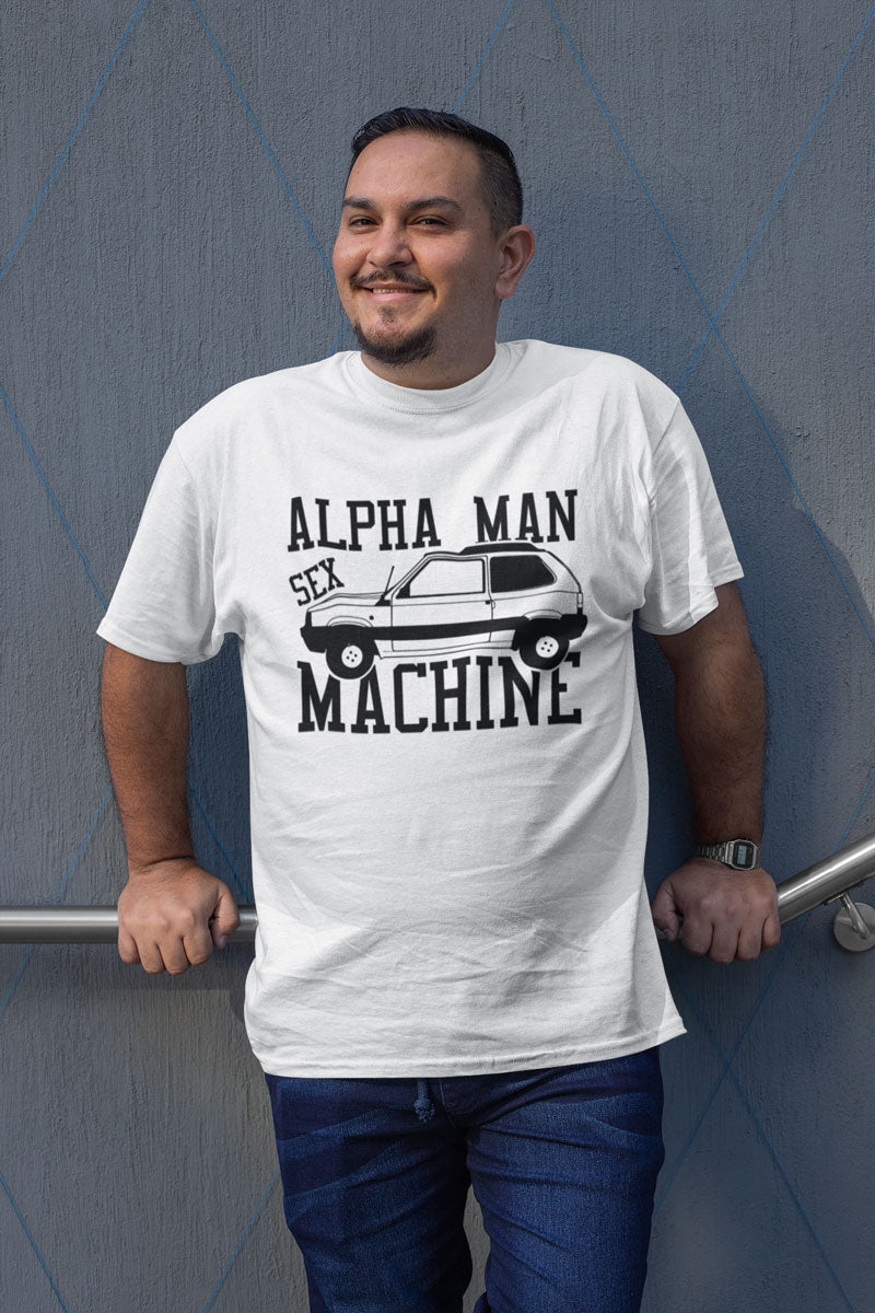 T-shirt Panda Maglietta Pandino Maglia Sexy Alpha Man - Sex Machine!