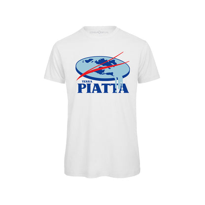T-Shirt Terra Piatta Maglietta Terrapiattisti Maglia Alieni UFO No Vax Complotto