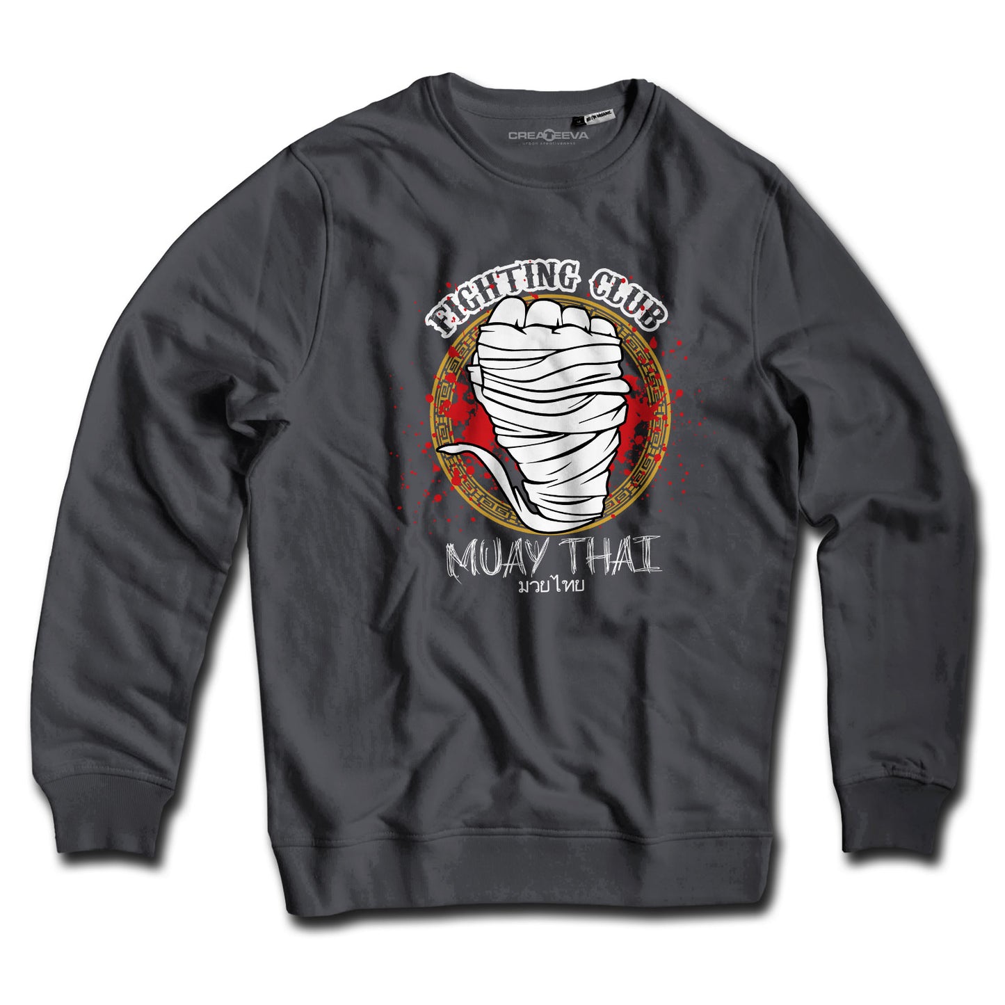Felpa Girocollo Sport Boxe Thailandese Muay Thai