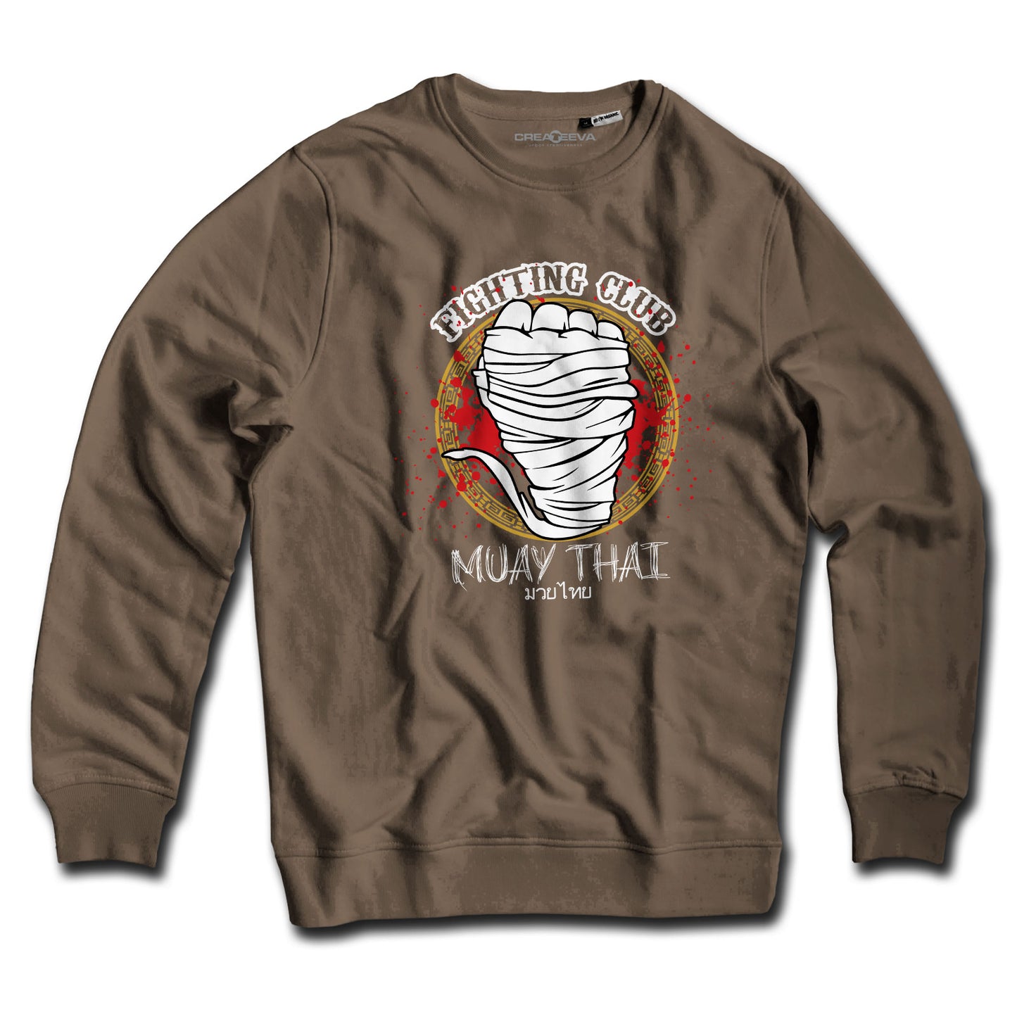 Felpa Girocollo Sport Boxe Thailandese Muay Thai