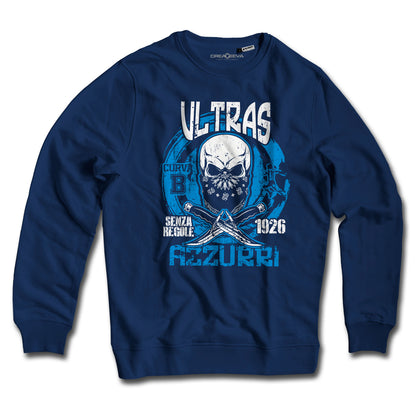 Felpa Girocollo Napoli Ultras Azzurri Partenopei