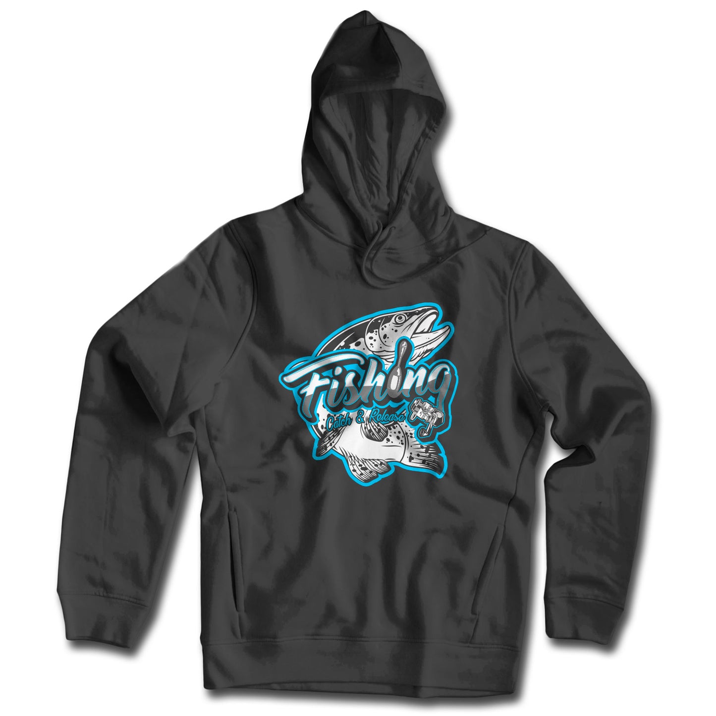 Felpa Cappuccio Pesca Catch & Release