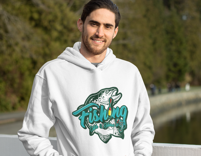 Felpa Cappuccio Pesca Catch & Release